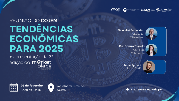 COJEM debate tendências econômicas e apresenta a 2ª edição do Marketplace Experience